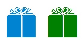 darčeky-balíčky: jednoduchý obrázok